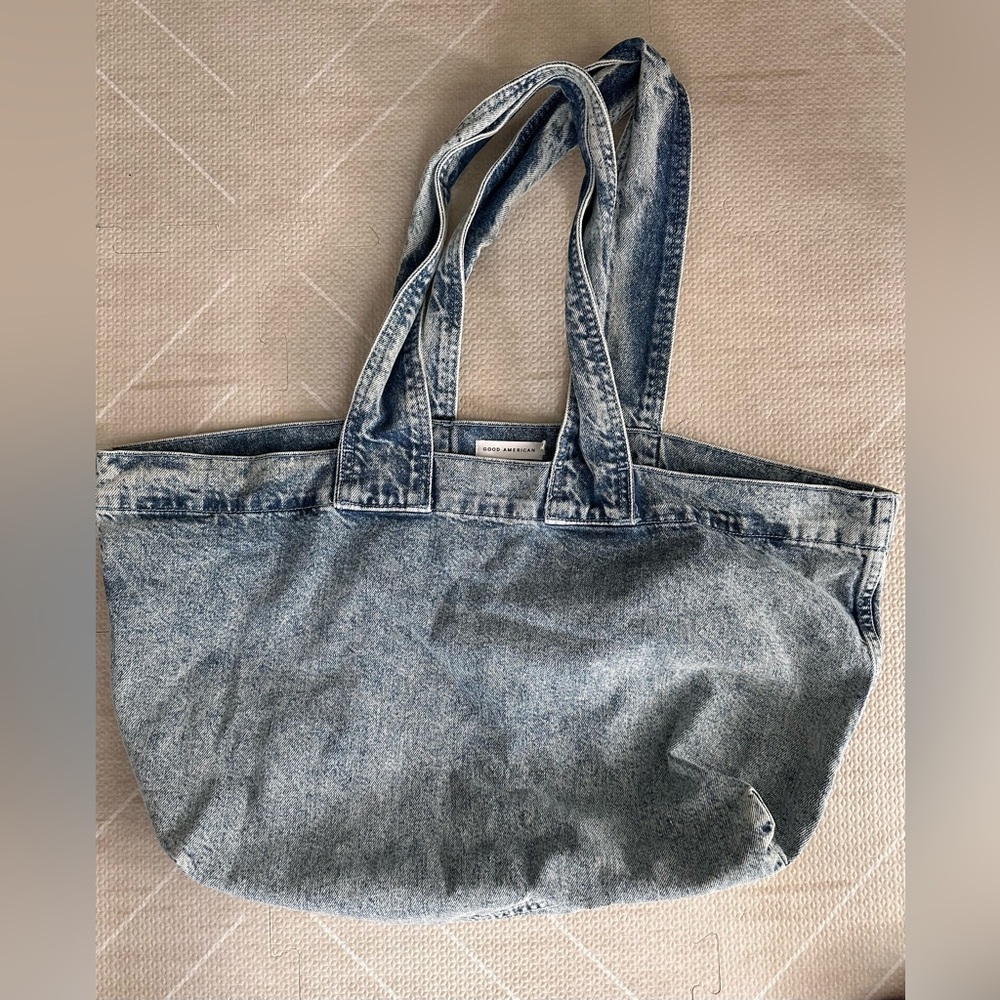 Good American denim tote